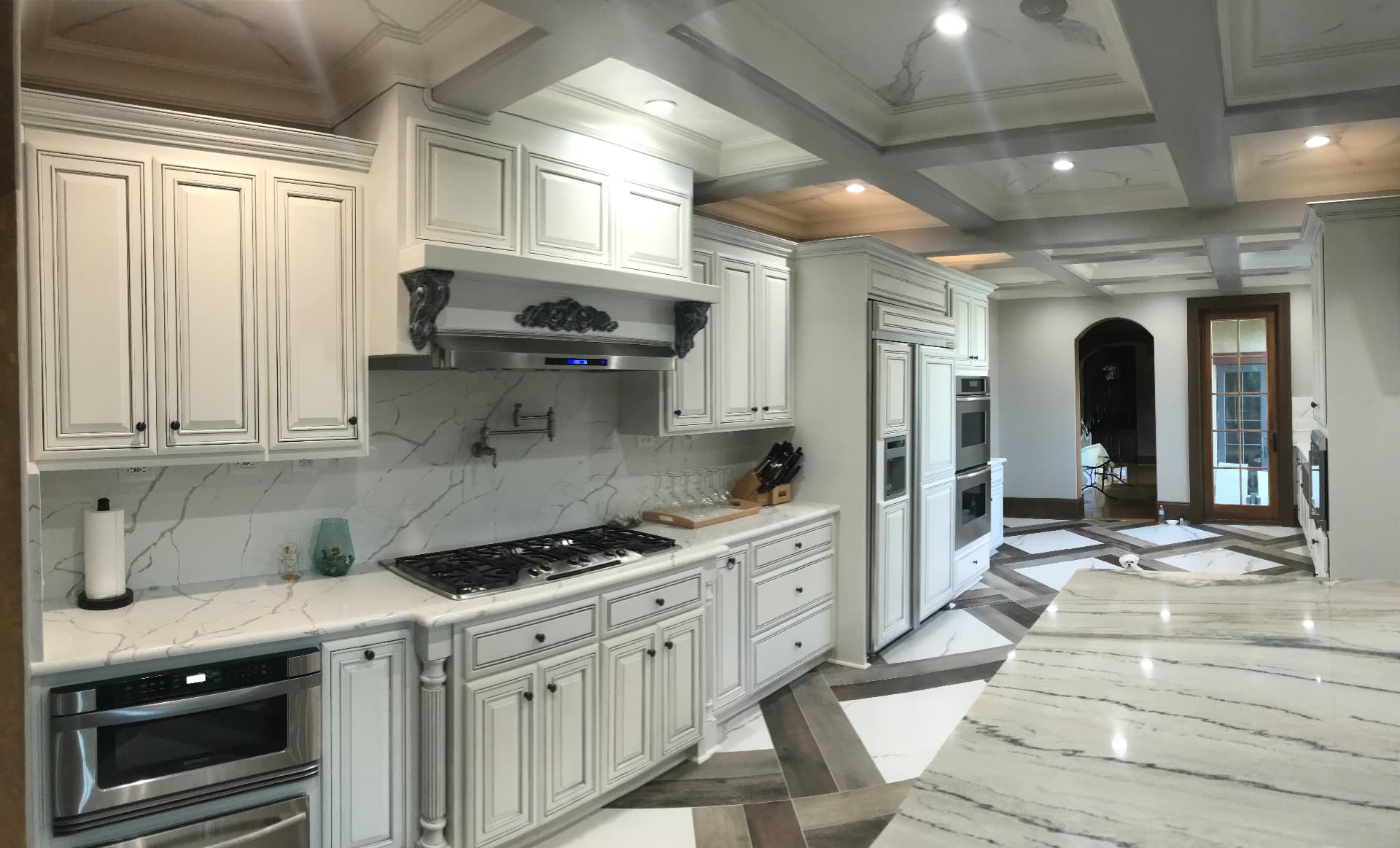 Cherry to classic white after
